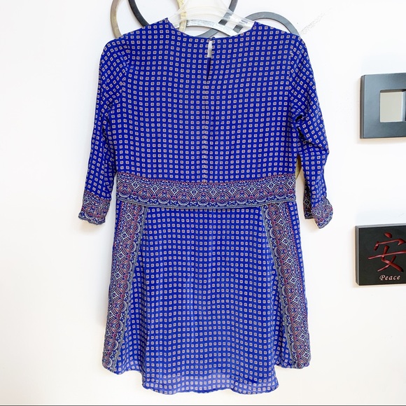 Madewell Silk Tee Dress in Ascot Grid - Picture 4 of 6